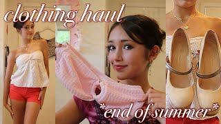 END OF SUMMER CLOTHING HAUL *try-on*