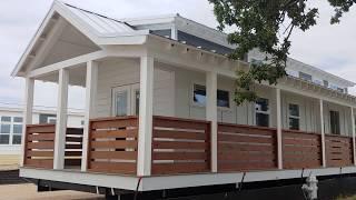 SOLD  MAGNOLIA Park Model, 399 sq ft TWO LOFTS Village Farm Tiny Home Community - Austin, Texas