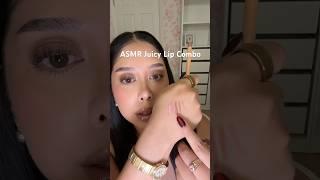 ASMR Juicy lip combo #asmrmakeup #lipcombo
