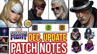 PATCH NOTES  December Update Details & Holiday Special Uniform | Marvel Future Fight