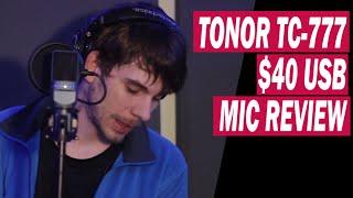 TONOR TC-777 $40 USB Microphone Review/Test (Rap/Pop Vocals)