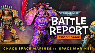 SPACE MARINE 2! Ultramarines vs Chaos Space Marines Warhammer 40k 10th Edition Battle report