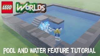 LEGO Worlds Pool and Water Feature Tutorial