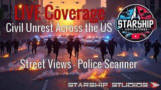 LIVE:  Scanner Feeds & Street Cams from LA, NYC, Chicago + U.S. Cities | ICE Raids Unrest