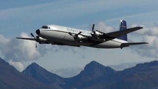 Everts DC6 taking off - Only in Alaska!