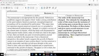 Peer Review Process and Differences in Reviewer Comments in Academic Publishing