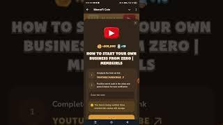 Memefi Video Code  | HOW TO STRAT YOUR OWN BUSINESS FROM ZERO