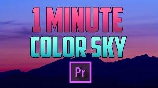 Premiere Pro CC : How to Change the Color of the Sky