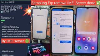 Samsung All model Frp Done  by IMEI server on 🟢 Samsung A04s frp done  IMEI Server Support 2024 