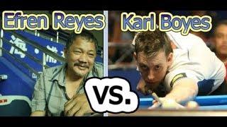 - Efren Reyes -  vs. - Karl Boyes - The 2014 World 9-Ball Championship