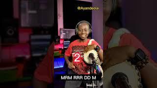 Talking Drum rythms for learning, I hope you find it useful . #youtubeshorts #ayandeola #alujo #