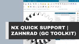 SIEMENS NX ZAHNRAD ERSTELLEN | So einfach können Sie mit dem GC Toolkit Zahnräder erstellen