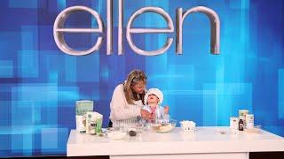 Two-Year-Old Chef Bakes Cookies with Ellen