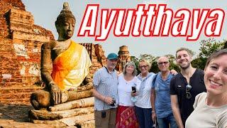 Our Parents Visit Ayutthaya - Best Day Trip From Bangkok, Thailand! UNESCO World Heritage Site