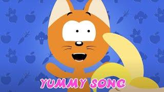 YUMMY SONG  Nursery Songs For Kids  Meow Meow Kitty Song