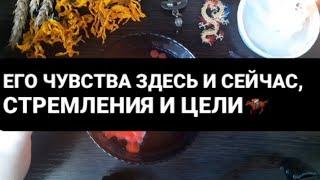 ЕГО ЧУВСТВА ЗДЕСЬ И СЕЙЧАС, СТРЕМЛЕНИЯ И ЦЕЛИГАДАНИЕ НА ВОСКЕ🪔