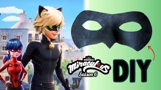 DIY Miraculous Season 6 CAT NOIR Mask Tutorial | Craft the Ultimate Cosplay Transformation