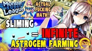 Monster Super League: MATHEMATICAL PROOF THAT YOU CAN FARM ASTROGEMS INFINITELY VIA SLMING!!  