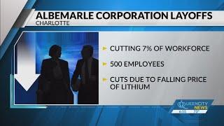 Albemarle Corp. to lay off 7 pct of employees