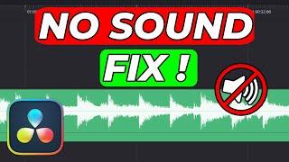 How to FIX No Audio in Davinci Resolve 19 (Easy)