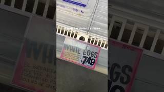 $7.49 for a dozen of Large White Eggs???