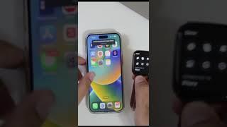 Control iPhone from Apple Watch #Shorts #iphoneshorts #iphonetips #iphonetricks #iPhone