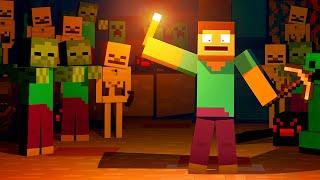 DON'T DIG DOWN! Minecraft Animation - Alex and Steve Life