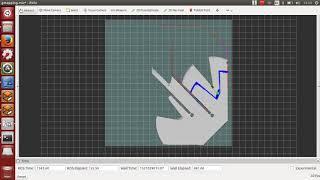 Frontier based exploration using SLAM (Gmapping) with Clearpath Jackal rover in simulation