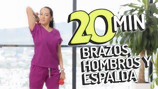 20 min Fortalecer Brazos, Hombros y Espalda para Mayores | Mariana Quevedo Fisioterapia Querétaro