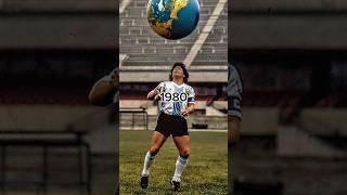 Diego Maradona Skills Evolution 