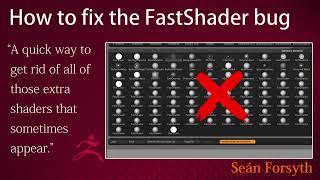 How to remove those extra Fast Shaders or Flat Color shaders that sometimes appear in Zbrush scenes