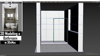 3D Modeling in 3dsmax | How to Model a Bathroom