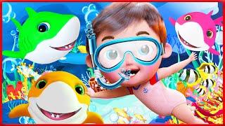 Baby Shark Fun Dance!  Meet Mommy Shark & Daddy Shark  #CoComelon #Shorts #babybus  #forkids