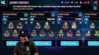 My CC Defense w/ Dorky Dad - MARVEL Strike Force - MSF