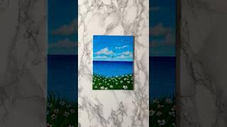Ghibli inspired seascape painting tutorial  Which movie does this remind you of? #art #craftidea