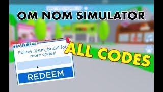 OM NOM SIMULATOR - ALL CODES