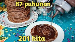 Fluffy chocolate hotcake, sobrang sarap | Maila Gabia