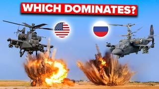 Why U.S. Apache AH-64 is So SUPERIOR to Russian KA-52 Alligator Helicopter