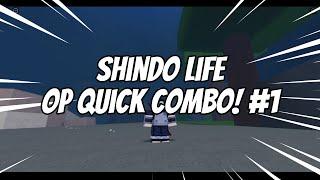 Shindo life | OP 2 SLOT QUICK COMBO! #shindolife #shindolifecombo