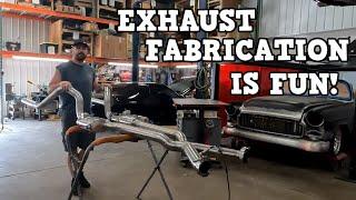 Fabricating Exhaust for 1970 Mustang  - FAB IS FUN!