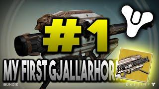 Destiny: MY FIRST GJALLARHORN! 1st Gjallarhorn Funny Reaction (iDeaLPlay 1st Gally!) D