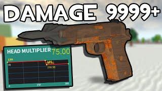 HIGHEST DAMAGE VS LOWEST DAMAGE GUNS IN PHANTOM FORCES..