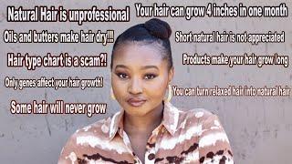 LET'S TALK! The truth about natural hair | Tsholo Phoka