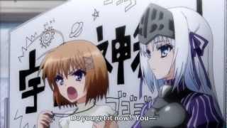 Kore wa Zombie desu ka? of the Dead　ep07　Eucliwood & Haruna's funny scene 【Eng sub】