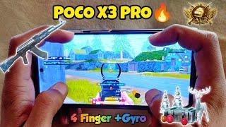 Wow Destroyed livik in poco x3 pro 4Finger+Gyropoco x3 pro pubg test in 2023 with Recording 