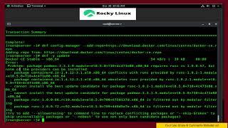 Rocky Linux 8 -  Installing Docker and Docker-Compose