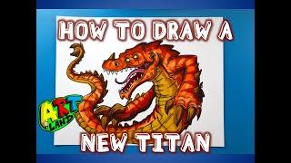 How to Draw a NEW TITAN