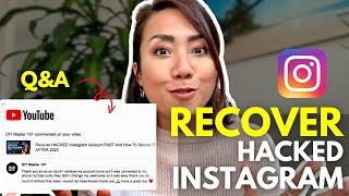 Recover a Hacked Instagram Account FAST 2024 (What REALLY works!) | Q&A