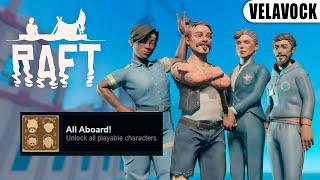 Raft - "All Aboard" achievement. How to get all characters