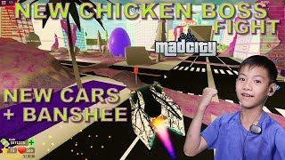 NEW CHICKEN BOSS FIGHT! NEW TANKS + BANSHEE! | ROBLOX MAD CITY